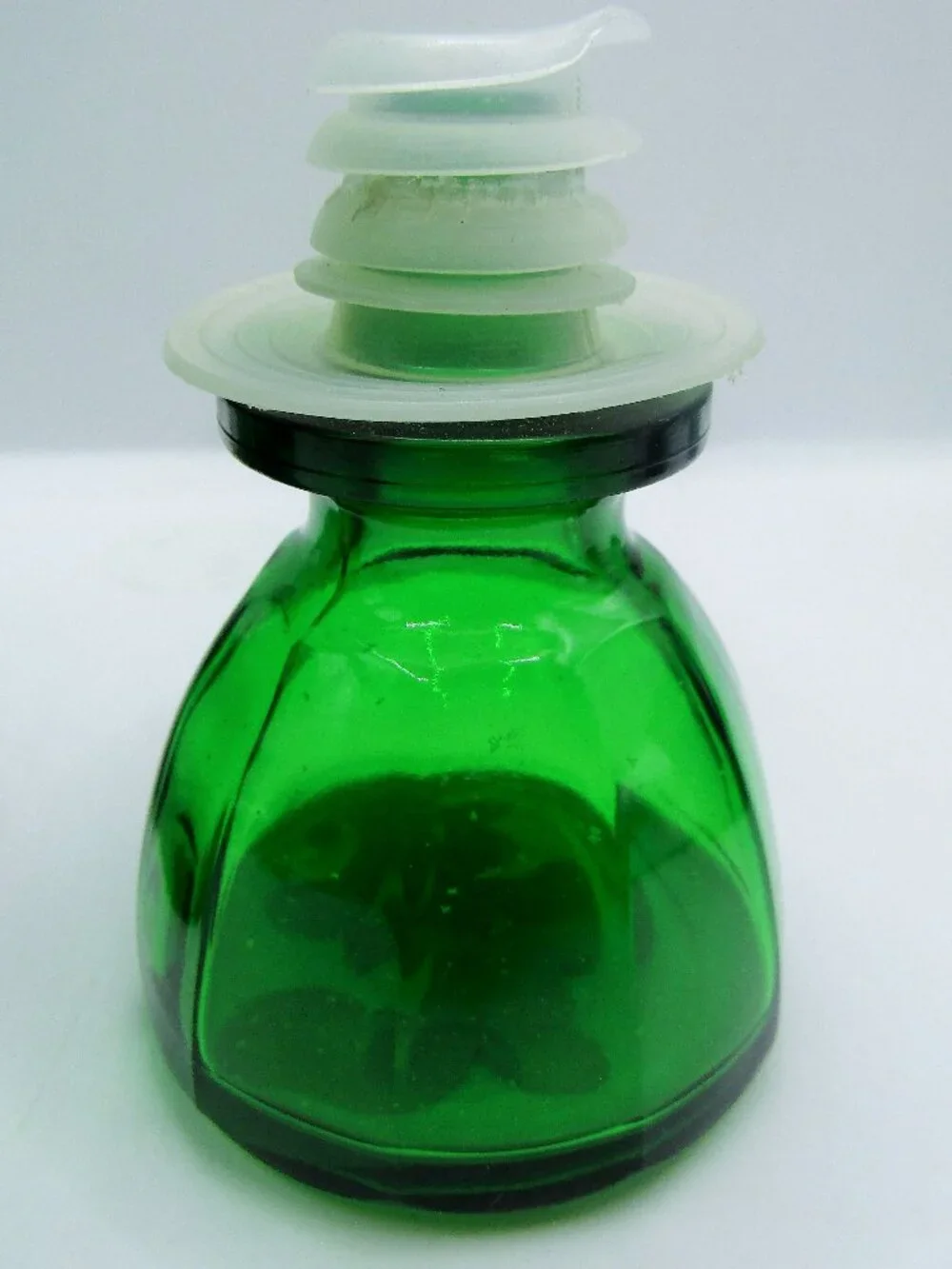 Hand Painted Italian Decanter With Six Cordials Shot Glasses